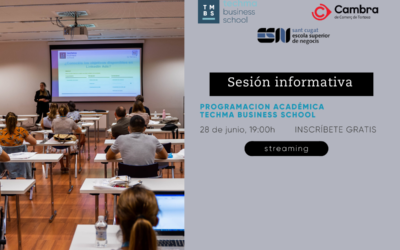 Webinar: Sesión informativa Programación Techma Octubre 23