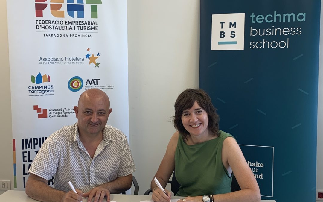 Acuerdo de colaboración entre Techma Business School y la FEHT